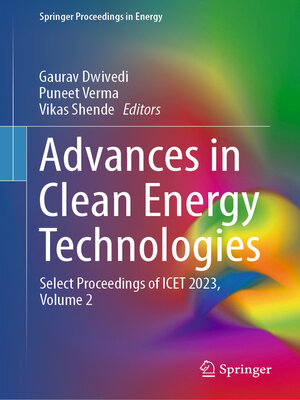 cover image of Advances in Clean Energy Technologies